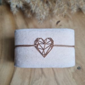 Armband Herz roségold