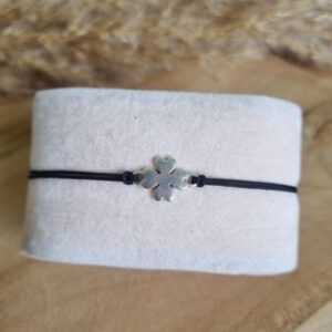 armband kleeblatt silber